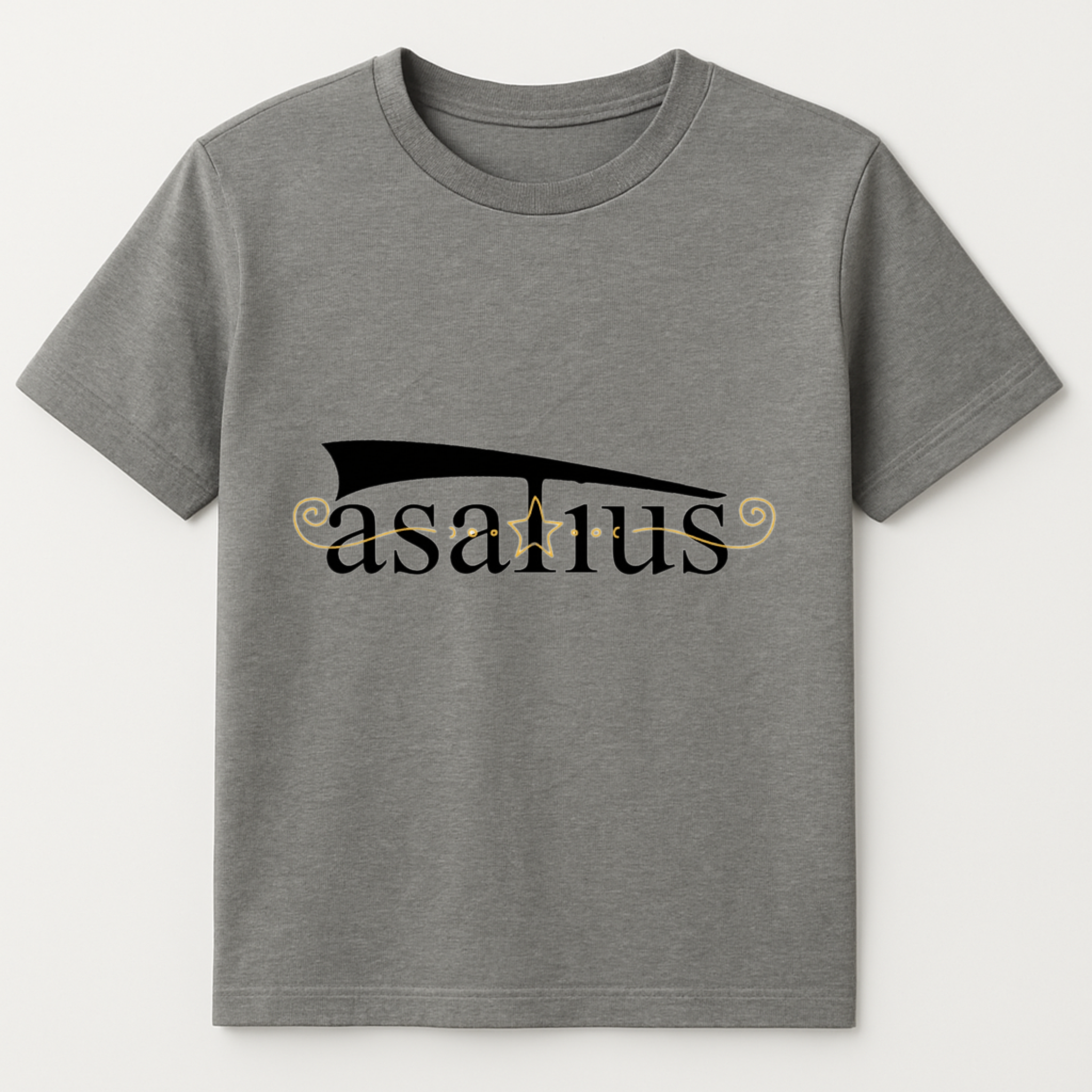 Gray Signature Tshirt Front View