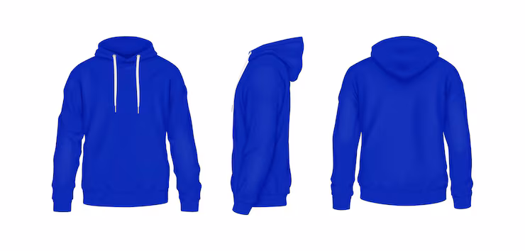 Blue Harmony Hoodie Front View