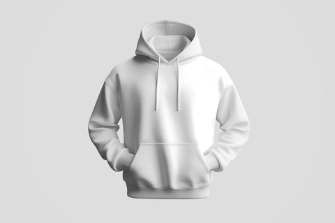 Grey Melody Hoodie Front View